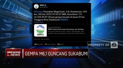 Video: Gempa Guncang Sukabumi M 6,1, Terasa hingga Jakarta