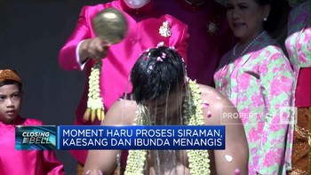 Moment Haru Prosesi Siraman, Kaesang dan Ibunda Menangis