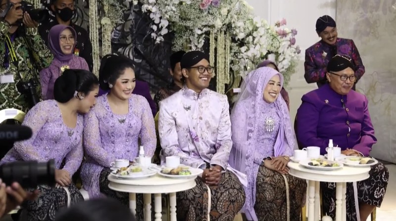 Upacara Malam Midodareni Pernikahan Kaesang & Erina. (Tangkapan Layar Youtube)