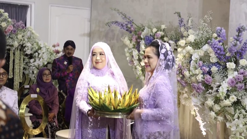 Upacara Malam Midodareni Pernikahan Kaesang & Erina. (Tangkapan Layar Youtube)