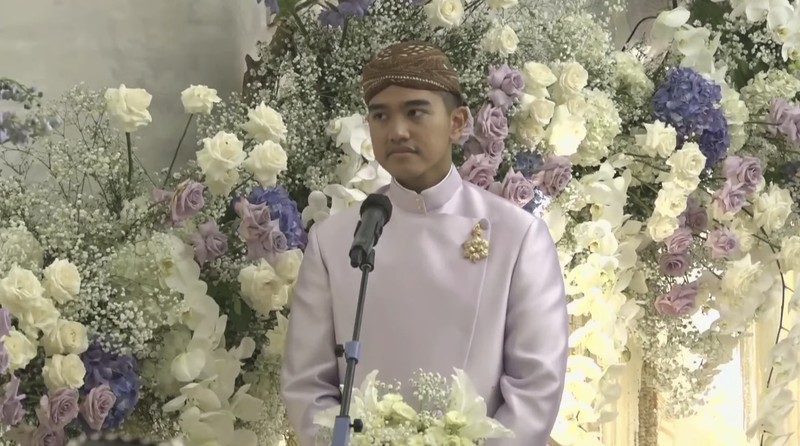 Upacara Malam Midodareni Pernikahan Kaesang & Erina. (Tangkapan Layar Youtube)
