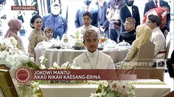 Jelang Prosesi Akad Nikah Kaesang dan Erina