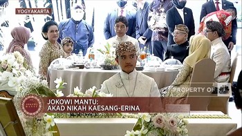 Jelang Prosesi Akad Nikah Kaesang dan Erina