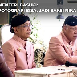 Menteri Basuki: Fotografi Bisa, Jadi Saksi Nikah Bisa