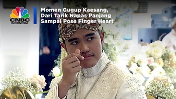 Momen Gugup Kaesang, Tarik Napas Sampai Pose Finger Heart