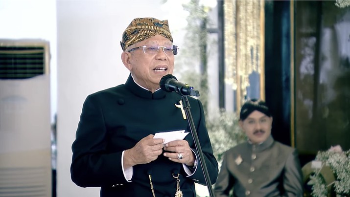 Nasihat pengantin dari Wapres ya: Haru! Ini Nasihat Wapres untuk Kaesang & Erina. Nasihat pengantin dari Wapres ya: Haru! Ini Nasihat Wapres untuk Kaesang & Erina. (Tangkapan Layar Youtube Presiden Joko Widodo)