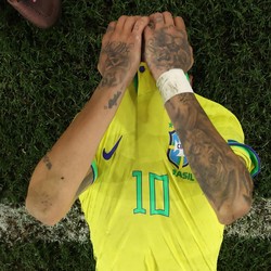 Neymar Nangis! Ini Detik Menyedihkan Brasil Kalah Piala Dunia