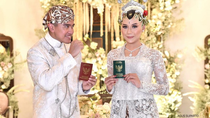 Pernikahan Kaesang dan Erina Putra bungsu Presiden Joko Widodo Kaesang Pangarep dan Erina Gudono resmi menjadi suami istri pada hari ini, Sabtu (10/12/2022).