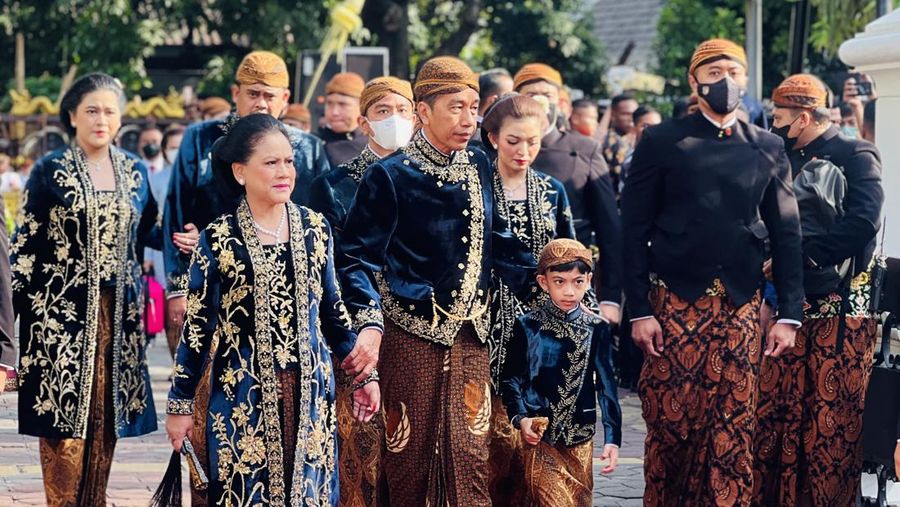 Presiden Joko Widodo (Jokowi) pada hari ini, Minggu (11/12/2022) menggelar acara ngunduh mantu pernikahan Kaesang Pangarep dan Erina Gudono pada Minggu,11 Desember 2022. (Foto: Laily Rachev - Biro Pers Sekretariat Presiden)
