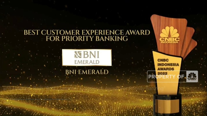 1. BNI Emerald Raih “Best Customer Experience Award For Priority Banking” (CNBC Indonesia TV) BNI Emerald Raih “Best Customer Experience Award For Priority Banking” (CNBC Indonesia TV)