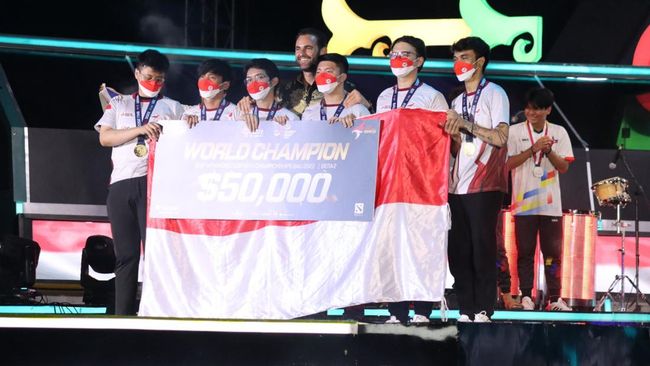 Bangga! Indonesia Juara Ajang Kejuaraan eSport Dunia