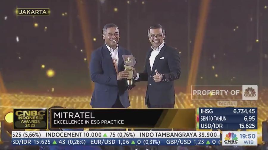 Mitratel dalam acara penghargaan bergengsi ²©²ÊÍøÕ¾ Award dengan tema