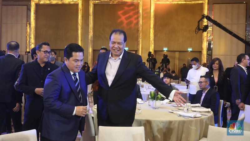 Suasana pembukaan acara penghargaan bergengsi CNBC Indonesia Award dengan tema 