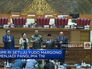 DPR RI Setuju Yudo Margono Menjadi Panglima TNI