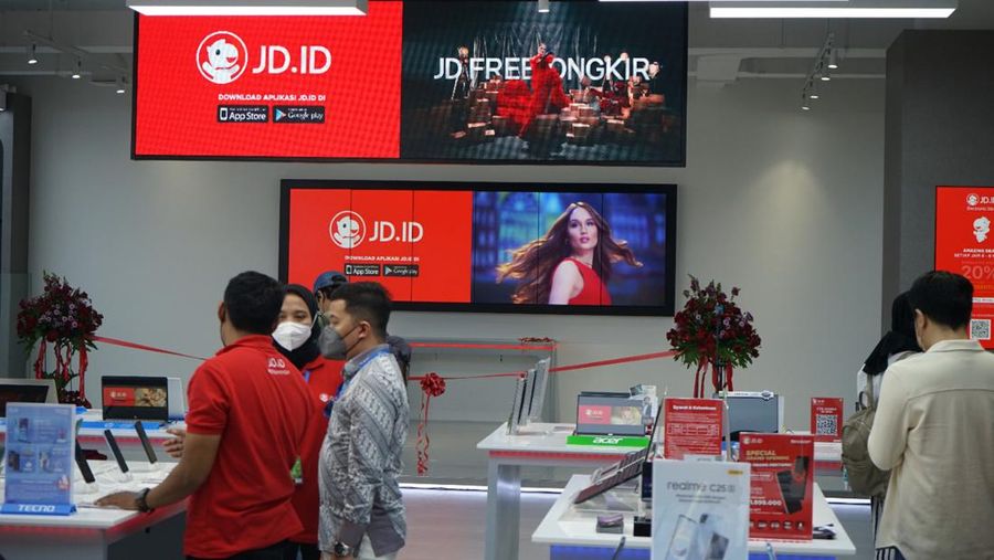 Gerai offline JDID di Aeon Sentul