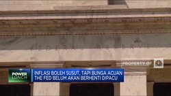 Inflasi AS Susut, The Fed Diramal Kerek Bunga Acuan 50 Bps