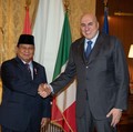Diam-diam Prabowo Temui Menhan Italia di Roma, Ada Apa?