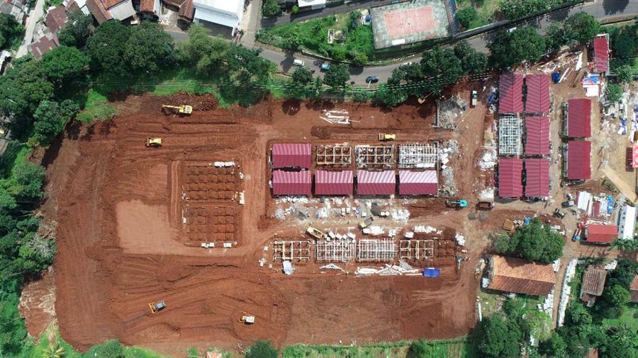 Kementerian PUPR tengah membangun rumah untuk para korban gempa di Cianjur. Begini penampakannya.