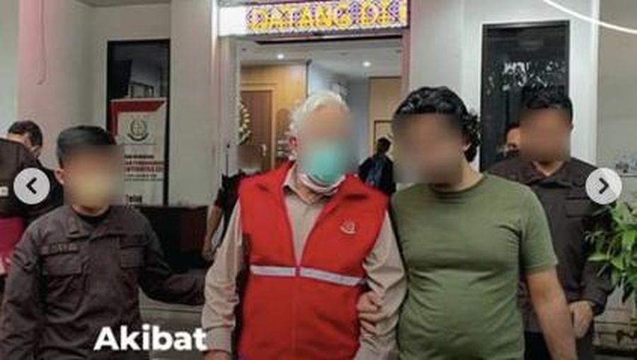 Tersangka faktur fiktif. (Tangkapan layar Instagram Ditjen Pajak)