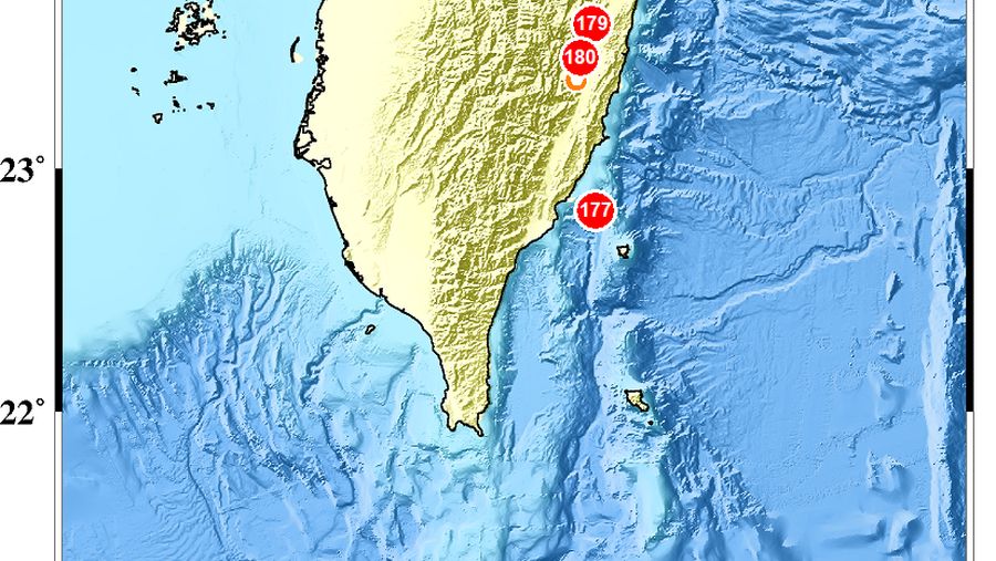 Gempa M 6,2 Guncang Taiwan.