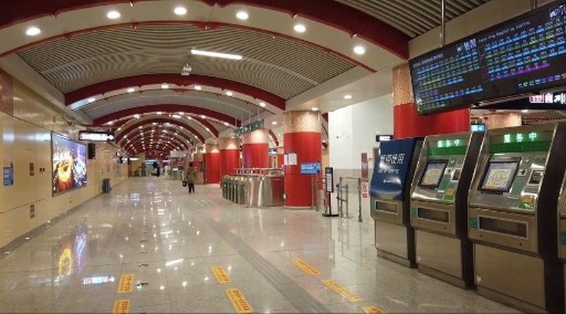 Lonjakan kasus covid di China. (AP/Ng Han Guan)