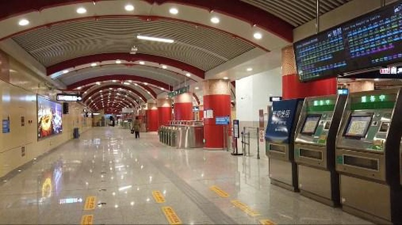 Lonjakan kasus covid di China. (AP/Ng Han Guan)