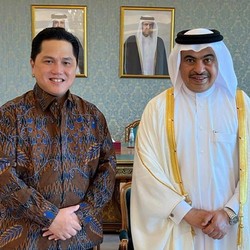Erick Temui Menkeu Qatar, Bahas Penguatan Relasi Kedua Negara