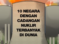 10 Negara Dengan Cadangan Nuklir Terbanyak di Dunia
