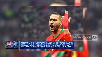 Bintang Maroko, Hakim Ziyech Sedekahkan Hadiah Pesta Bola