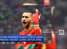 Bintang Maroko, Hakim Ziyech Sedekahkan Hadiah Pesta Bola