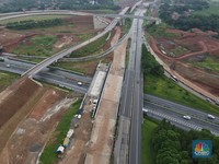 Ini Penampakan Terbaru Tol Japek II Selatan Fungsional Nataru