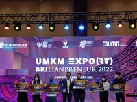 BRI Beri Penghargaan Untuk UMKM Di BRILianpreneur 2022