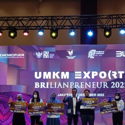 BRI Beri Penghargaan Untuk UMKM di BRILianpreneur 2022