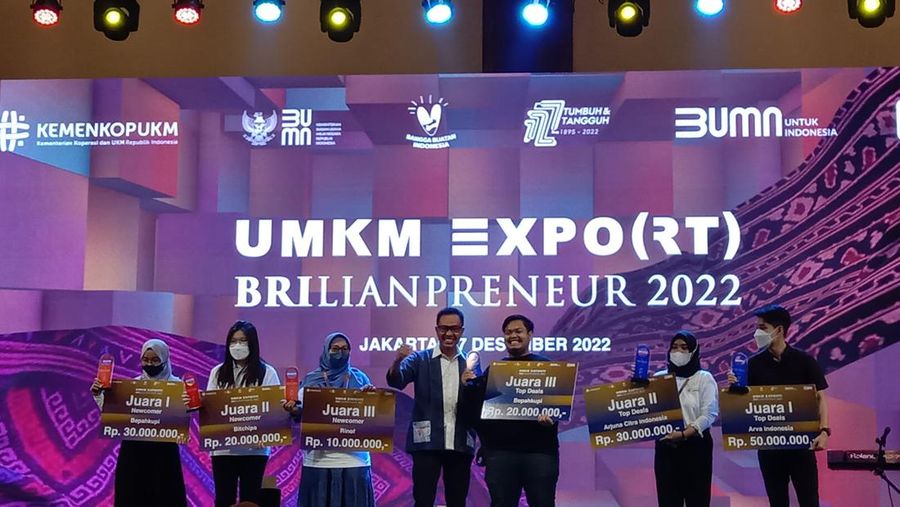Closing Ceremony Closing Ceremony UMKM EXPO(RT) BRILianpreneur 2022, Sabtu (17/12/2022).