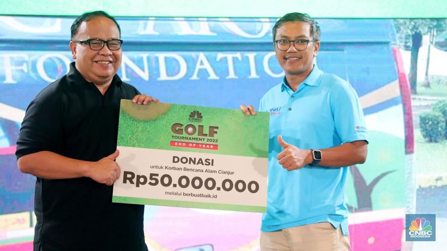 Golf Tournament 2022 CNBC Indonesia. (Muhammad Sabki)