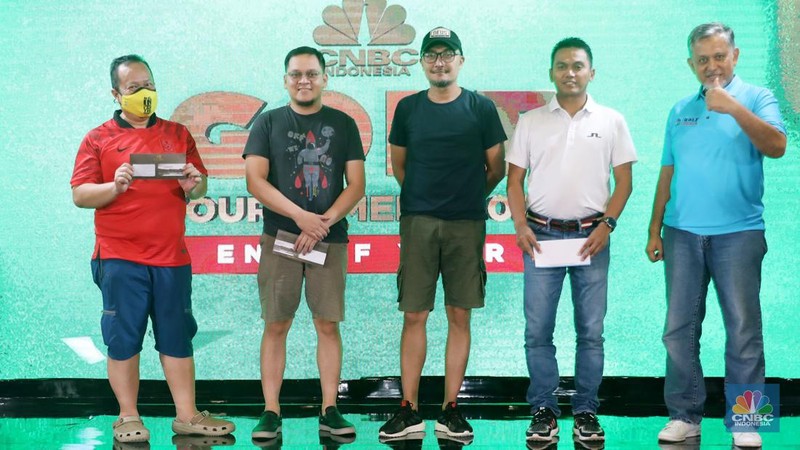 Golf Tournament 2022 CNBC Indonesia. (Muhammad Sabki)