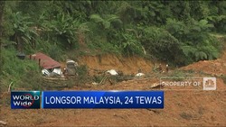 24 Tewas Akibat Longsor di Lokasi Perkemahan Malaysia