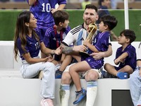 Potret Istri & Anak Messi Rayakan Kemenangan Piala Dunia
