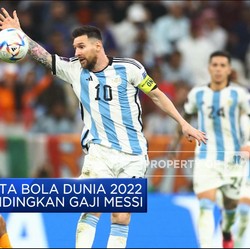 Perbandingan Gaji Messi Dengan Hadiah Pesta Bola Dunia 2022