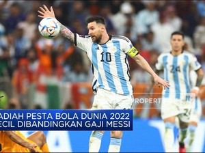 Perbandingan Gaji Messi Dengan Hadiah Pesta Bola Dunia 2022