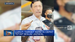 Luhut: Target Kereta Cepat Tetap Sesuai Jadwal