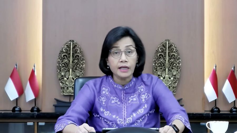 Menteri Keuangan Sri Mulyani dalam  Konferensi Pers APBN KITA Desember 2022. (Tangkapan Layar Youtube KemenkeuRI)