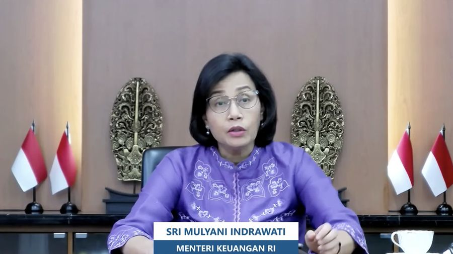 Menteri Keuangan Sri Mulyani dalam  Konferensi Pers APBN KITA Desember 2022. (Tangkapan Layar Youtube KemenkeuRI)