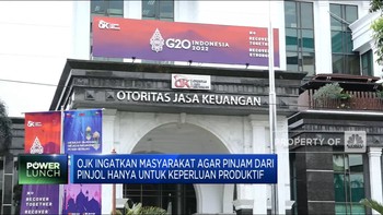 OJK 'Warning' Pakai Pinjol Hanya Untuk Keperluan Produktif