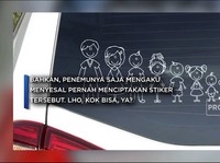 Video: Stiker 'Happy Family' Kendaraan Berbahaya!