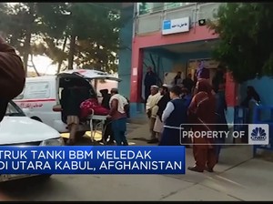 Video: Truk Tangki BBM Meledak di Afghanistan, 19 Orang Tewas