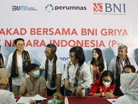 Kurangi Backlog, BNI dan Perumnas Gelar Akad Massal