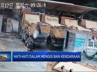 Video: Hati-hati Isi Ban Kendaraan, Bisa Meledak Kayak Gini