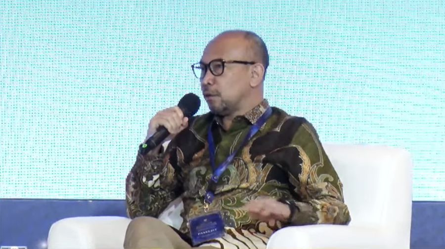Ekonom Senior, Chatib Basri dalam acara Outlook Perekonomian Indonesia 2023, Rabu (21/12/2022). (Tangkapan layar via Youtube PerekonomianRI)