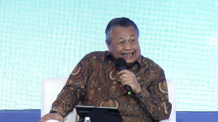 Gubernur Bank Indonesia, Perry Warjiyo dalam acara Outlook Perekonomian Indonesia 2023, Rabu (21/12/2022). (Tangkapan layar via Youtube PerekonomianRI)